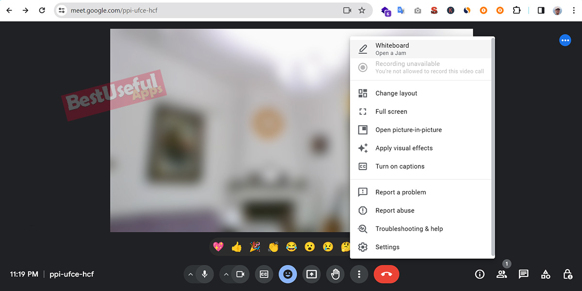 work with google meet whiteboard