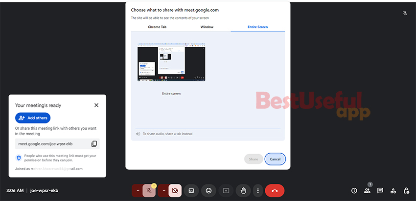 don't share your whole screen to prevent a mirror effect