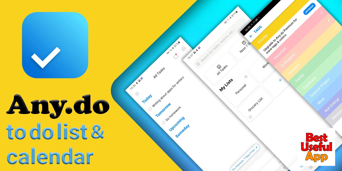 Any.do - to do list & calendar