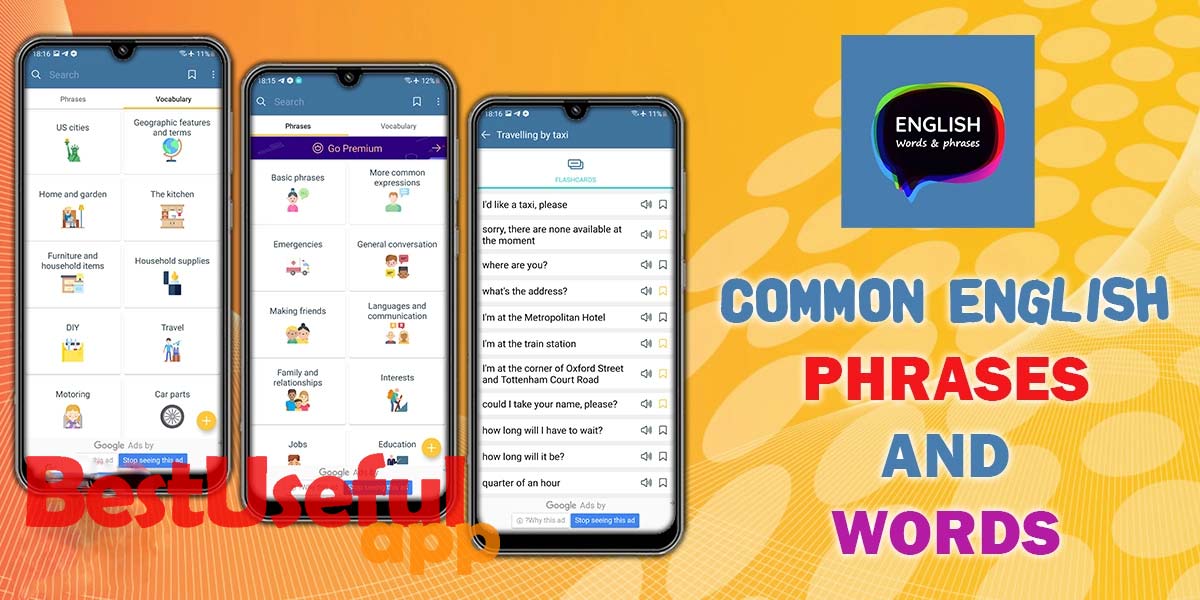 Common English - phrases and words