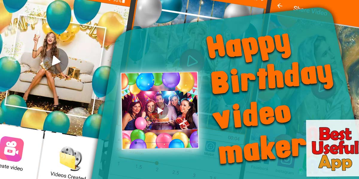 Happy Birthday video maker