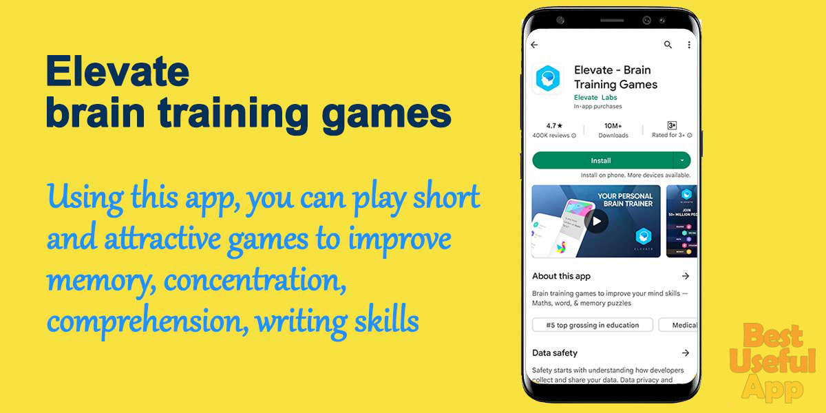 elevate app for improving your brain